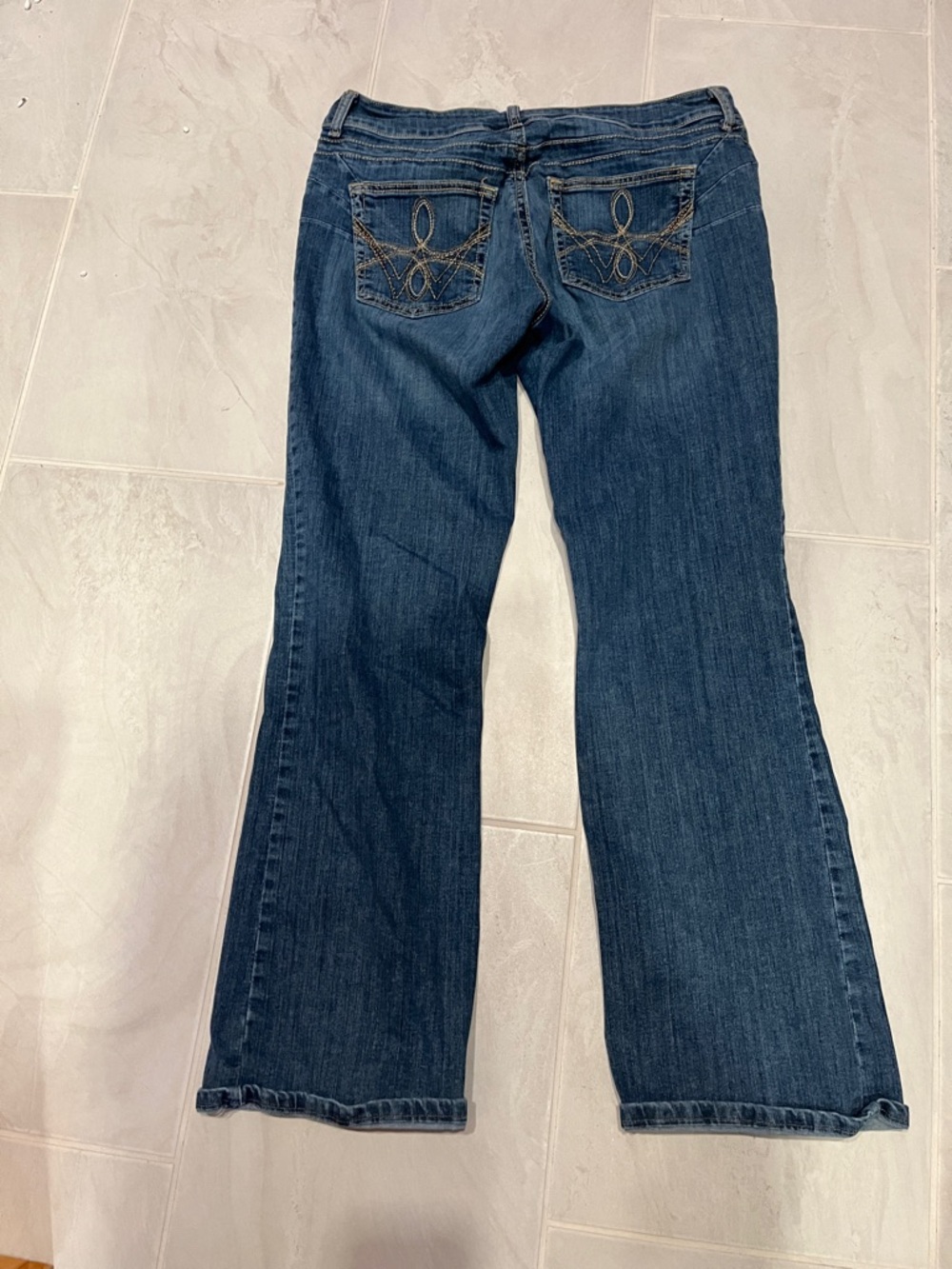 Wrangler Dark Blue Bootcut Jeans